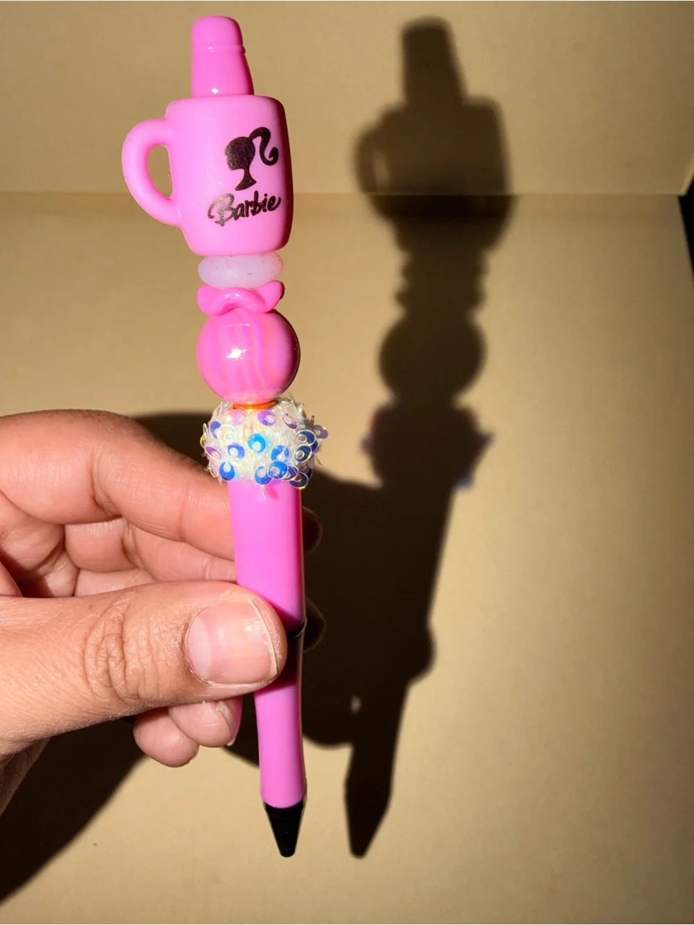 💖NWOT Barbie Skinny Dip Mug, Pen & keychain/bagcharm bundle